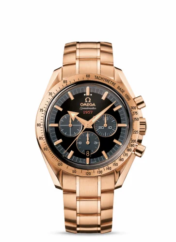 Omega Speedmaster Broad Arrow 1957 Red Gold / Black / Bracelet 321.50.42.50.01.001 (32150425001001)